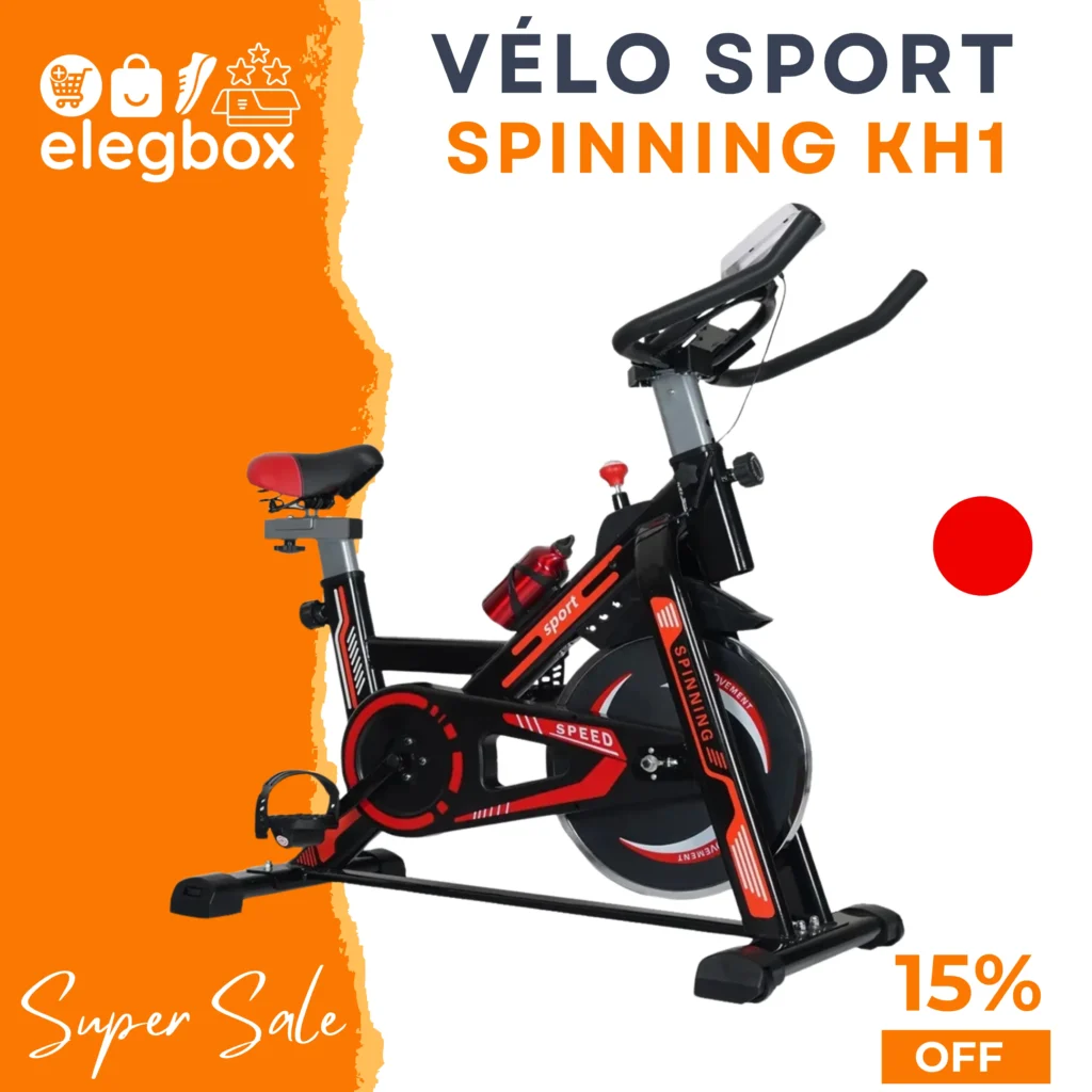 Vélo Spinning Kh1 rouge - دراجة رياضية